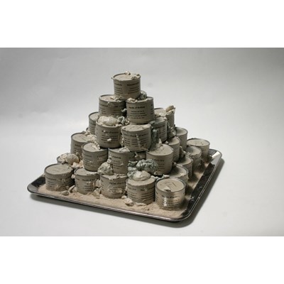 Clay Island, 2006, ceramica policroma, 36,5x44,5x44,5 cm