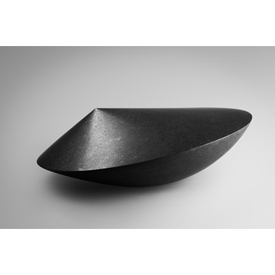 2011, granito nero, 50,5x50,5x17 cm h