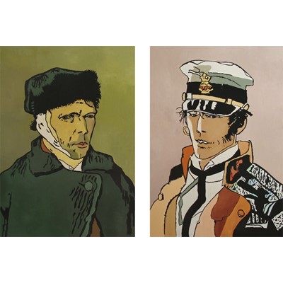 So What (Van Gogh and Corto Maltese), 2006, olio su tela, 150x120 cm