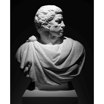 Busto di Bruto, 2016-2017, carta, 82x65x45 cm