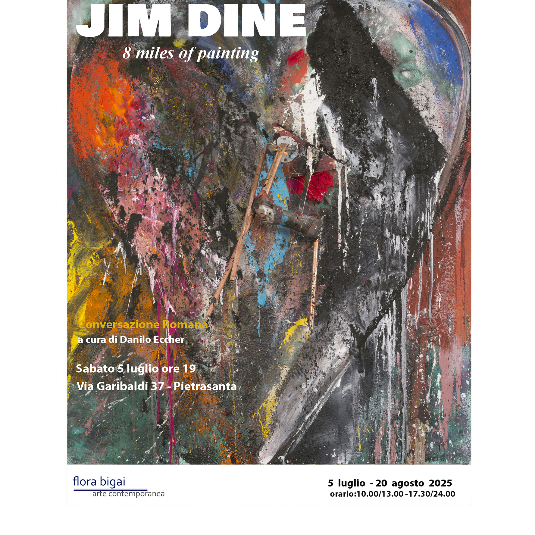 Jim Dine - 8miles of painting